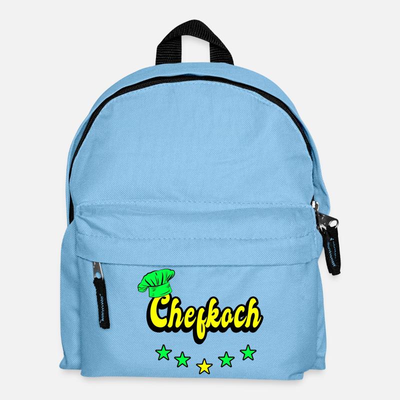 Chefkoch Design - Kinder Rucksack - Hellblau