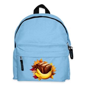 Autumnal banana bread: enjoyment in the midst of - Kids' Backpack - light blue - Front