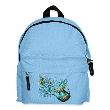 L’arrosage printanier peut lui permettre de faire pousser des fleurs printanières - Sac à dos Enfant - bleu clair - Devant