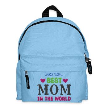 Meilleure maman du monde - Sac à dos Enfant - bleu clair - Devant