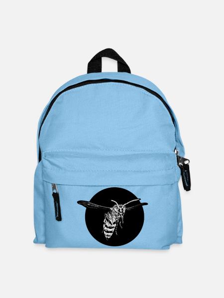 Guêpe - Abeille - Insecte - Sac à dos Enfant - bleu clair