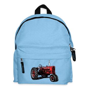 Tractor H - Kids' Backpack - light blue - Front
