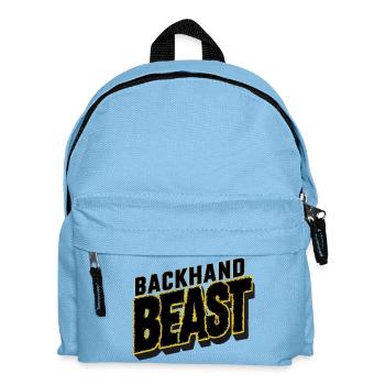 Tennis Shirt Backhand Rückhand Beast - Kids' Backpack - light blue - Front