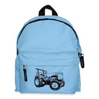 Traktor Güldner ADN-8 Haifischmaul - Kinder Rucksack - Hellblau - Vorne