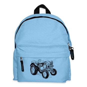 Vintage tractor 180 - Kids' Backpack - light blue - Front