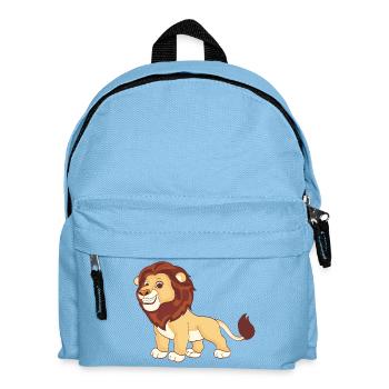 Un lion magnifique - Sac à dos Enfant - bleu clair - Devant