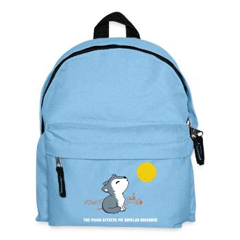 La lune affecte mon trouble bipolaire - Sac à dos Enfant - bleu clair - Devant