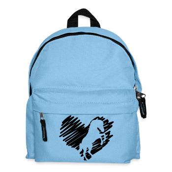 I Chevaux de cœur - Sac à dos Enfant - bleu clair - Devant