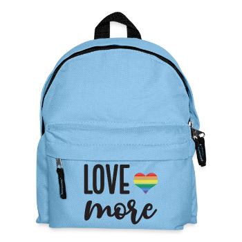 LGBT Pride Month - Liebe mehr - Kinder Rucksack - Hellblau - Vorne