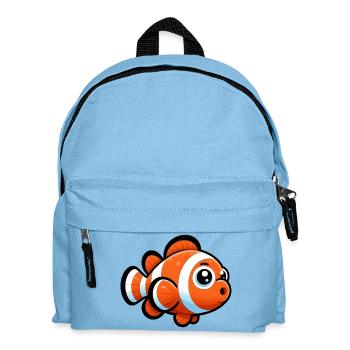 Clownfische - Kinder Rucksack - Hellblau - Vorne