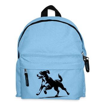 Entlebucher Sennenhund - Kinder Rucksack - Hellblau - Vorne