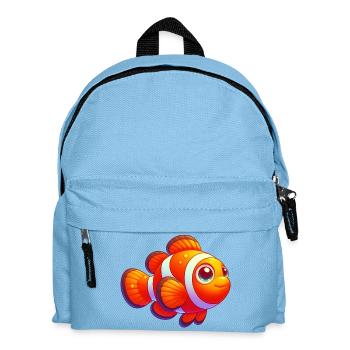 Poisson-clown - Sac à dos Enfant - bleu clair - Devant