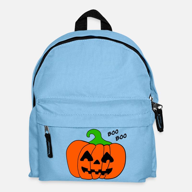 Halloween Pumpkin Boo - Kids' Backpack - light blue