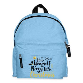 HAVE YOURSELF A MERRY LITTLE CHRISTMAS - Kids' Backpack - light blue - Front