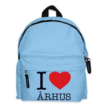 I LOVE ARHUS - Kinder Rucksack - Hellblau - Vorne