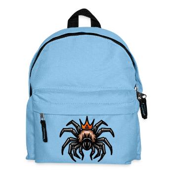 Tarentule Cartoon Couronne - Sac à dos Enfant - bleu clair - Devant