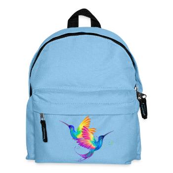 Rainbow bird pride - Kids' Backpack - light blue - Front