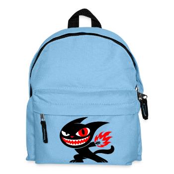Créature en feu - Sac à dos Enfant - bleu clair - Devant