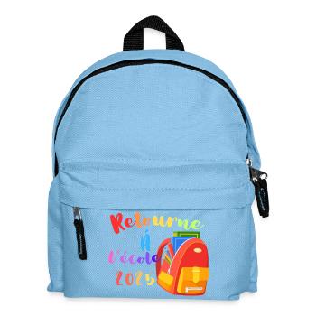 Back to School 2025 - Kids' Backpack - light blue - Front