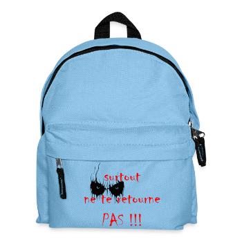 surtout_ne_te_retourne_pas - Kinder Rucksack - Hellblau - Vorne