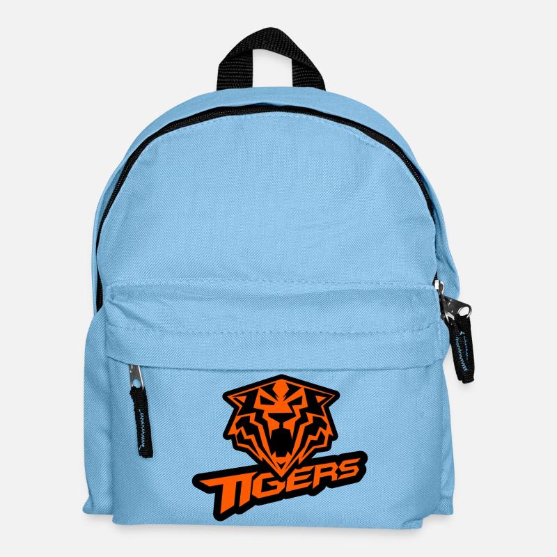 Bold Tiger Logo Design for Activewear - Kids' Backpack - light blue