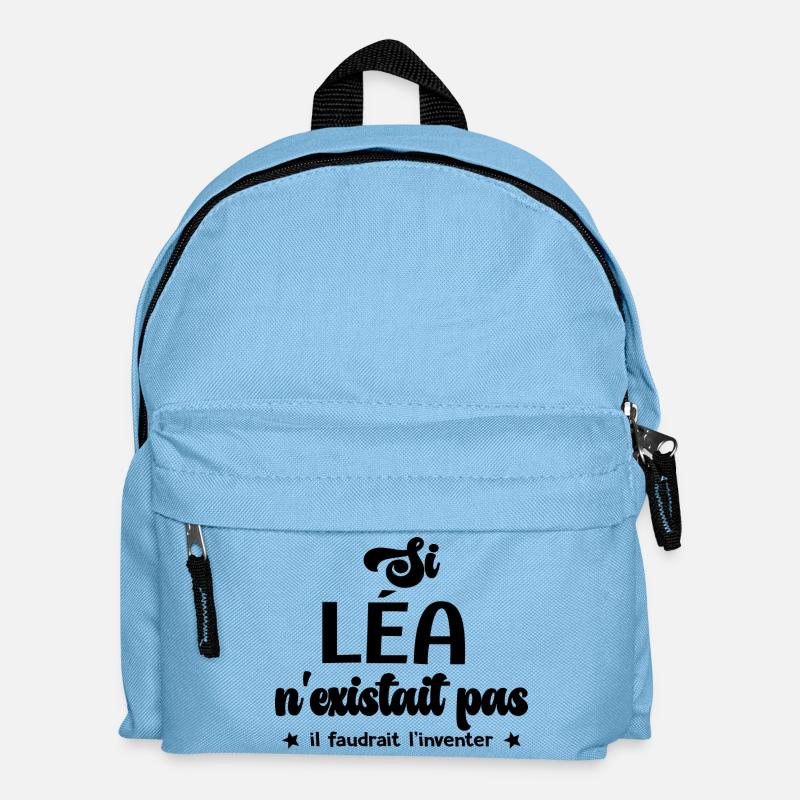 Lea personalisiertes Geschenk lea - Kinder Rucksack - Hellblau