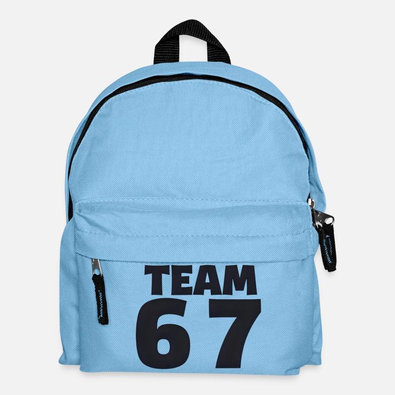 Team 6 7 - Sac à dos Enfant - bleu clair