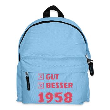 1958 - Kids' Backpack - light blue - Front