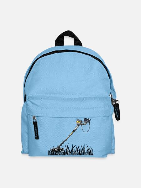 Metal detector - Kids' Backpack - light blue