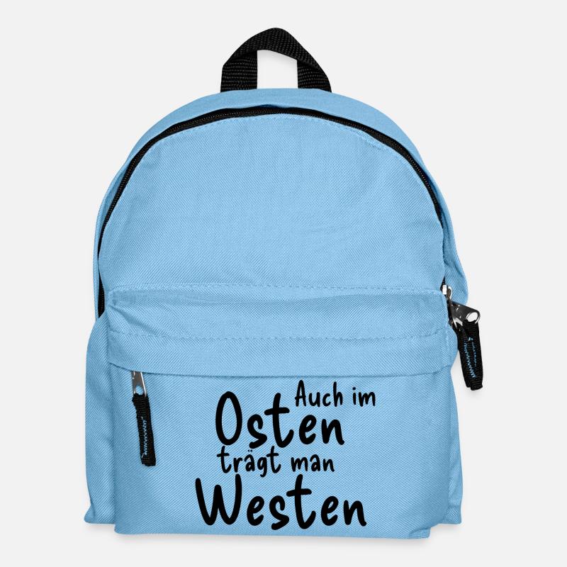 Osten Westen - Kinder Rucksack - Hellblau