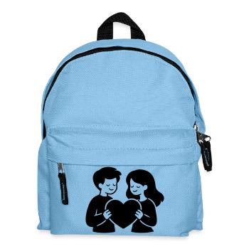 In Love Couple Heart - Kids' Backpack - light blue - Front