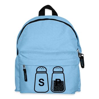 Salz und Pfeffer Streuer Set - Kinder Rucksack - Hellblau - Vorne