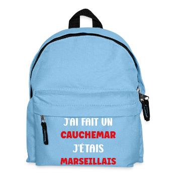 Cauchemar Marseillais - Sac à dos Enfant - bleu clair - Devant