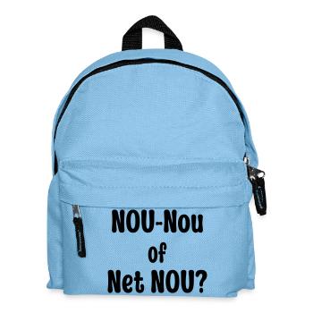 Nou-Nou of Net Nou? - Kids' Backpack - light blue - Front