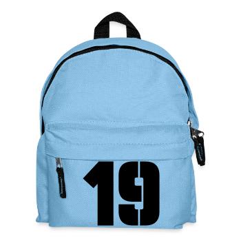 19 - Kinder Rucksack - Hellblau - Vorne
