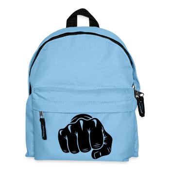 Karate Fist – Punch Attack - Kids' Backpack - light blue - Front