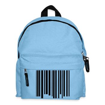 Barcode - Kinder Rucksack - Hellblau - Vorne