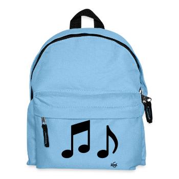 3 Noten - Kinder Rucksack - Hellblau - Vorne