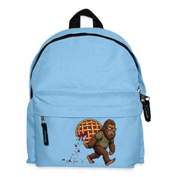 Math Humor – Bigfoot Pie Thief Pi - Kids' Backpack - light blue - Front