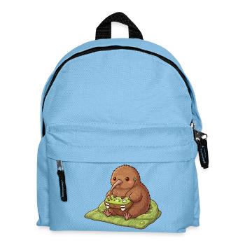 Kiwi Bird Gamer Kawaii  - Kids' Backpack - light blue - Front