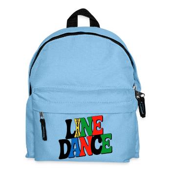 Line Dance Love - Kinder Rucksack - Hellblau - Vorne