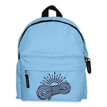 Climbing Rope Sun Motif - Kids' Backpack - light blue - Front