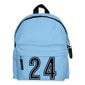 24 Symbole numérique - Sac à dos Enfant - bleu clair - Devant