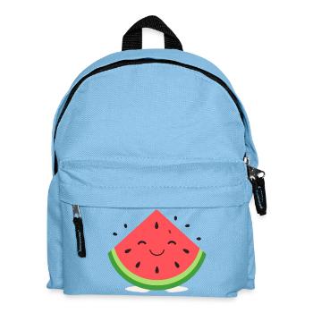 Kawaii Melon – Dessin animé mignon de pastèque - Sac à dos Enfant - bleu clair - Devant