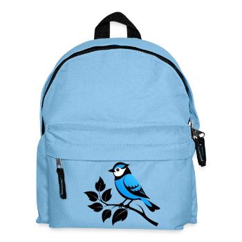 Blaumeisegarten - Kinder Rucksack - Hellblau - Vorne