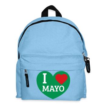 I Love Mayo - Kids' Backpack - light blue - Front