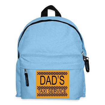 Dad's taxi service - Kids' Backpack - light blue - Front