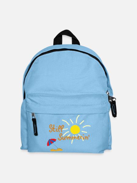 Still Summerin' - Kreatives Sommer Design - Kinder Rucksack - Hellblau