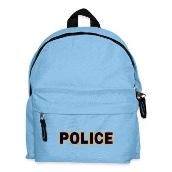 Police - Kids' Backpack - light blue - Front