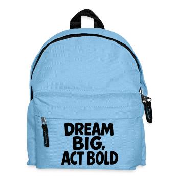 Du bist das beste Geschenk meines Lebens - Kinder Rucksack - Hellblau - Vorne